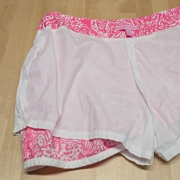 {Lily Pulitzer} Pink and White Cala Skort Hotty Get Crackin - Size 0 - Picture 10 of 11